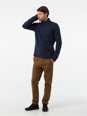 Men's Hudson Trail Fleece Half Zip Sweater